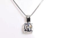 1.01ct Diamond Solitaire Pendant - 4