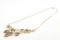 Sapphire and Diamond Necklace - 6