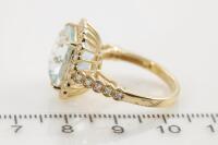 6.87ct Aquamarine and Diamond Ring - 3