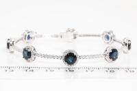 9.70ct Sapphire and Diamond Bracelet - 2