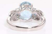 Aquamarine and Diamond Ring - 4