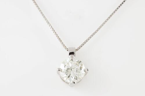 2.00ct Diamond Solitaire Pendant IGI K SI2