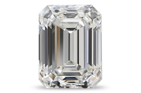 0.70ct Loose Emerald cut Diamond GIA E IF