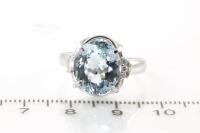 5.38ct Aquamarine and Diamond Ring - 2