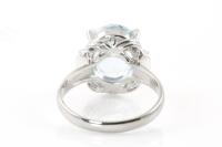 5.38ct Aquamarine and Diamond Ring - 4