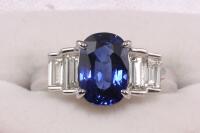 2.43ct Sapphire and Diamond Ring - 8