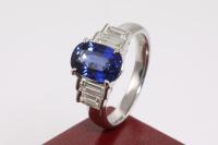 2.43ct Sapphire and Diamond Ring - 9
