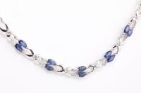 Sapphire and Diamond Necklace - 3