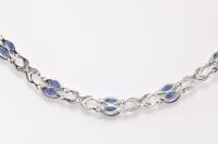 Sapphire and Diamond Necklace - 4