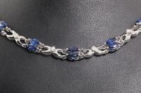 Sapphire and Diamond Necklace - 6