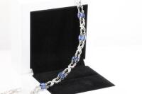 Sapphire and Diamond Necklace - 8