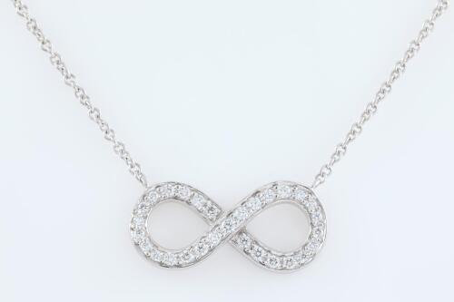Tiffany & Co Infinity Diamond Necklace