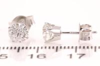 1.20ct Round Diamond Stud Earrings GIA E-F P1 - 5