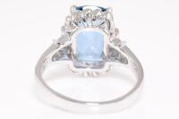 3.60ct Aquamarine and Diamond Ring - 4