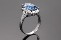 3.60ct Aquamarine and Diamond Ring - 5