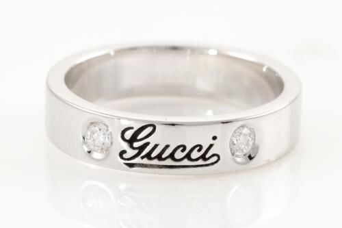 Gucci Diamond Logo Ring