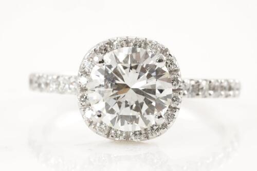 2.02ct Centre Diamond Halo Ring