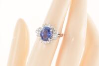 3.60ct Sapphire and Diamond Ring - 7