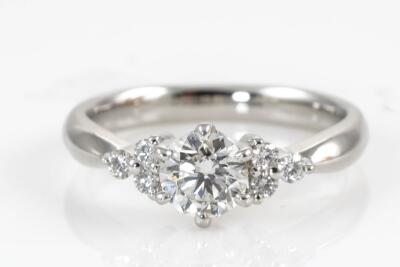 0.52ct Centre Diamond Ring