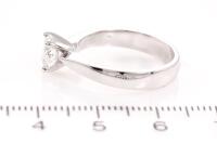 1.00ct Round Diamond Solitaire Ring GIA - 4