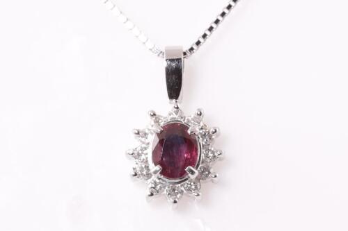 Ruby and Diamond Pendant