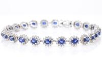 Sapphire and Diamond Bracelet