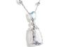 Aquamarine & Diamond Necklace - 5