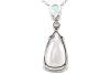 Aquamarine & Diamond Necklace - 6