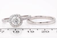 Diamond Ring with Matching Band - 3