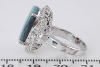 Black Opal and Diamond Ring - 3