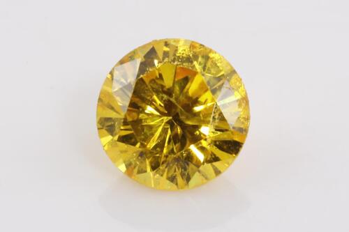 0.49ct Diamond Fancy Vivid Orangy Yellow GIA