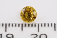 0.49ct Diamond Fancy Vivid Orangy Yellow GIA - 3