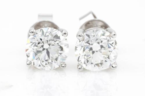 2.01ct Diamond Stud Earrings GIA E-F VS2