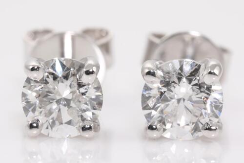 1.06ct Diamond Stud Earrings
