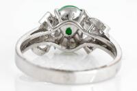 Jade and Diamond Ring - 4