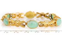 Jade and Gold Bracelet - 2