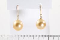 Golden South Sea Pearl Earrings - 2
