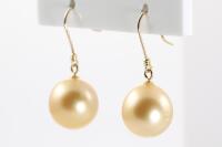 Golden South Sea Pearl Earrings - 3
