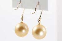 Golden South Sea Pearl Earrings - 4