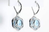 Topaz and Diamond Earrings - 3