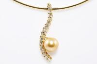 Pearl and Diamond Necklet