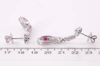 Ruby and Diamond Earrings - 4