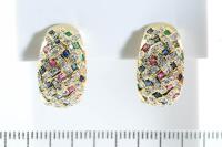 Multi-coloured Gemstones Earrings - 2