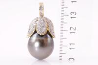 Pearl and Diamond Pendant/Enhancer - 3