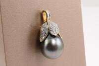 Pearl and Diamond Pendant/Enhancer - 6