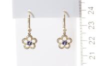 Tanzanite and Diamond Earrings - 3