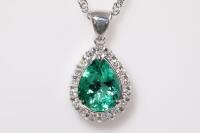 Emerald and Diamond Necklace