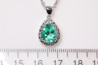 Emerald and Diamond Necklace - 2