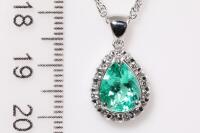 Emerald and Diamond Necklace - 3