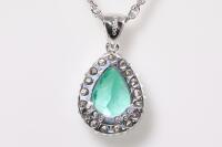 Emerald and Diamond Necklace - 5